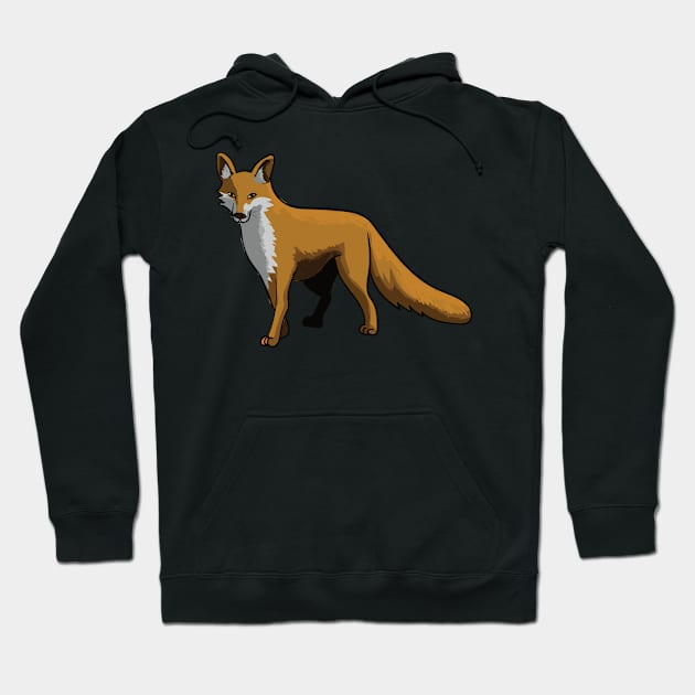 Fox Foxes cute forest animal gift Hoodie by Jackys Design Room